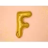 Guld folie bogstav 'F' - 35 cm