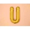 Guld folie bogstav 'U' - 35 cm