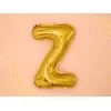Guld folie bogstav 'Z' - 35 cm