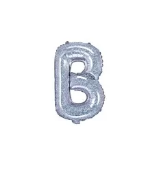 Holografisk folie bogstav 'B' - 35 cm