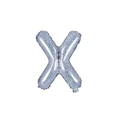 Holografisk folie bogstav 'X' - 35 cm