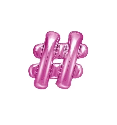 Pink folie bogstav 'Havelåge' - 35 cm