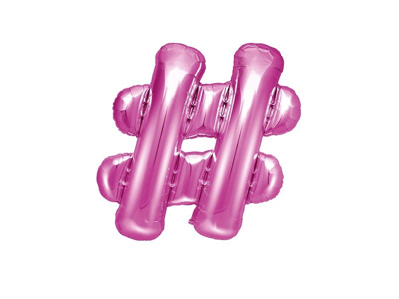 Billede af Pink folie bogstav &apos;Havelåge&apos; - 35 cm