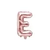 Rose guld folie bogstav 'E' - 35 cm