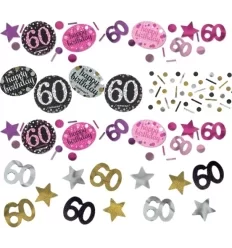 60 års Fødselsdag konfetti