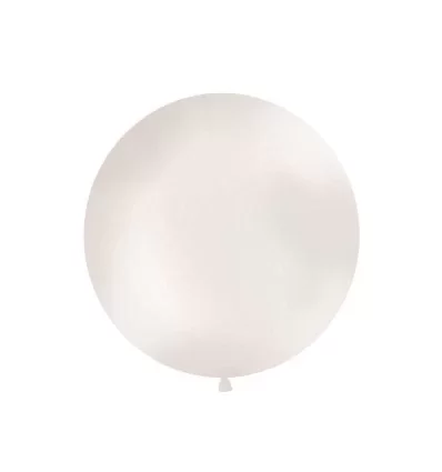 Kæmpeballon - Metalic - pearl