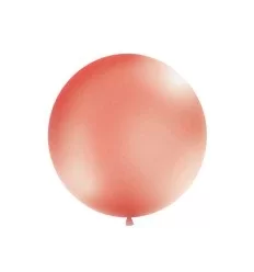 Kæmpeballon - Metalic - rose guld