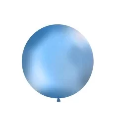 Kæmpeballon - pastel - blå