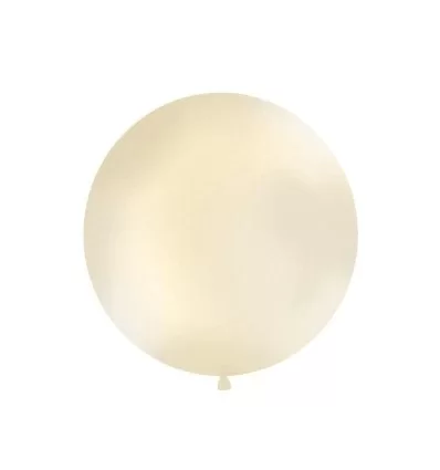 Kæmpeballon - pastel - creme farvet