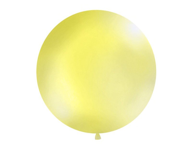 Kæmpe ballon pastel gul