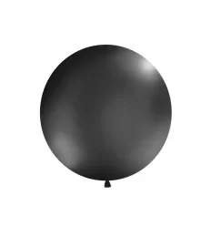 Kæmpeballon - pastel - sort