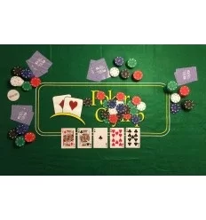 Pokersæt med 200 chips - i metalæske
