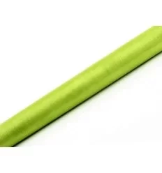 Almindelig lime grøn organza - 36 cm bred