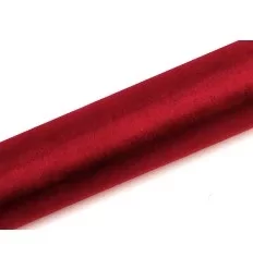 Almindelig rød organza - 16 cm bred