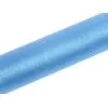 Almindelig lys blå organza - 16 cm bred