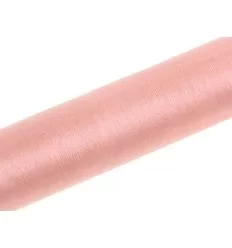 Almindelig lys rosa organza - 16 cm bred