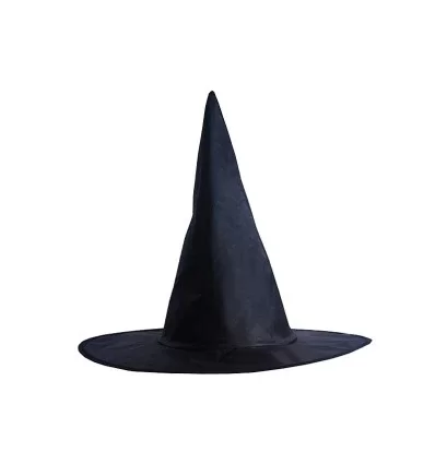 Hekse hat - sort