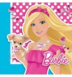 Barbie servietter - Ferietid
