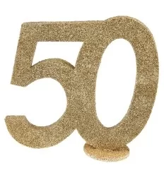 50 års glimmer tal - Guld