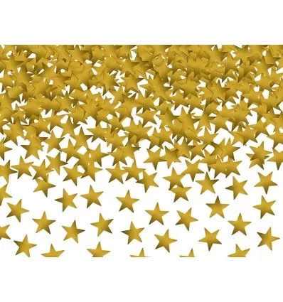 Guld stjerne konfetti