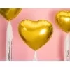 Folie ballon - Hjerte - guld - 45 cm