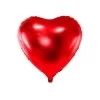Folie ballon - Hjerte - rød - 45 cm