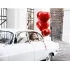 Folie ballon - Hjerte - rød - 61 cm