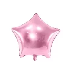 Folie ballon - Stjerne - lys pink - 48 cm