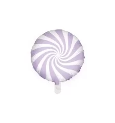 Folie ballon - Bolsje - lys lilla - 45 cm