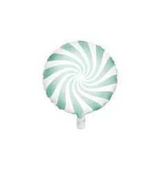 Folie ballon - Bolsje - mint - 45 cm