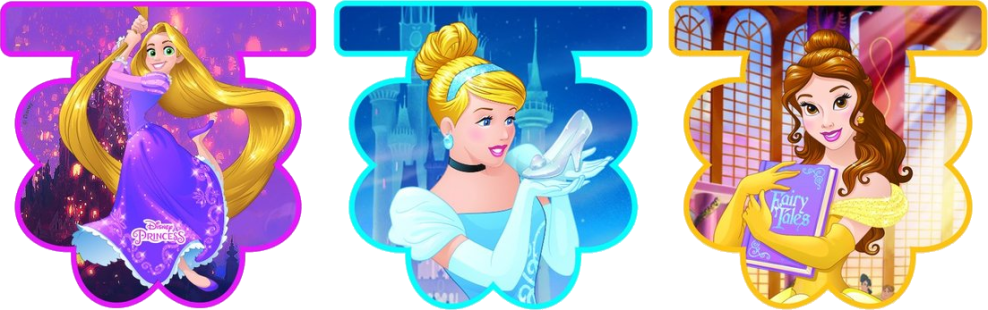 Disney Prinsesser Flag Banner