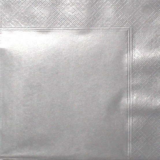 Sølv servietter 33 cm