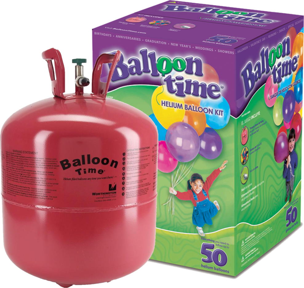 helium til 50 balloner