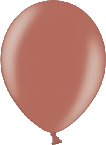 Kobber ballon - Metallic 30 cm.