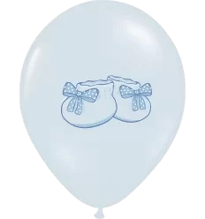 Lys blå ballon - Små sko