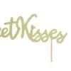 Sweet kisses kageskilt