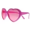 Pink - hjerteformet - fest briller