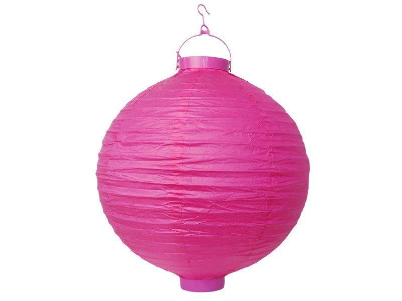 Pink Lanterne med led lys 30 cm