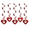 Loftdekorationer - Røde hjerter