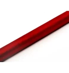 Rød organza rulle 36 cm x 9 m