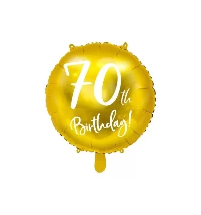 70 års fødselsdag folie ballon