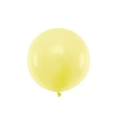 Pastel lys gul kæmpe ballon - 60 cm