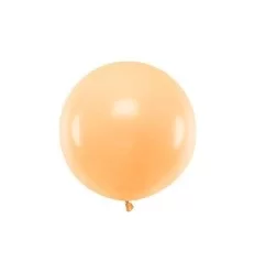 Pastel lys fersken kæmpe ballon - 60 cm