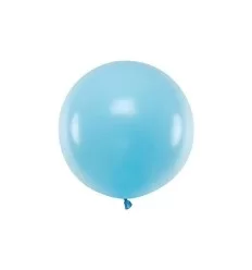 Pastel lyseblå kæmpe ballon - 60 cm