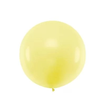 Pastel lys gul kæmpe ballon