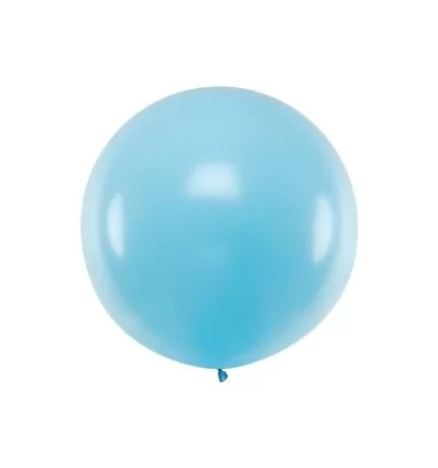 Pastel lyseblå kæmpe ballon