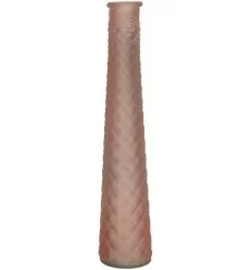 Fersken sandblæst vase 31 cm