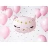 Katte hoved folie ballon - 36 x 48 cm