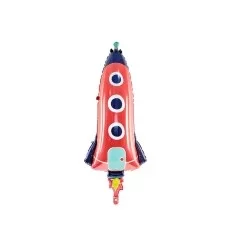 Rum raket folie ballon - 44 x 115 cm