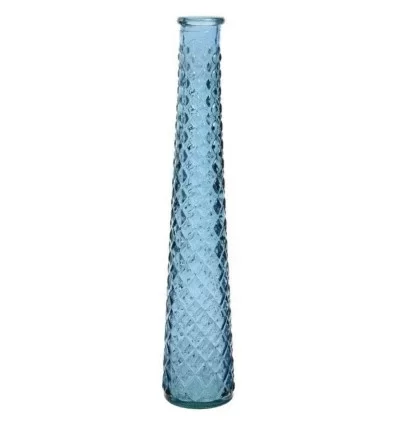 Blå vase - 31 cm